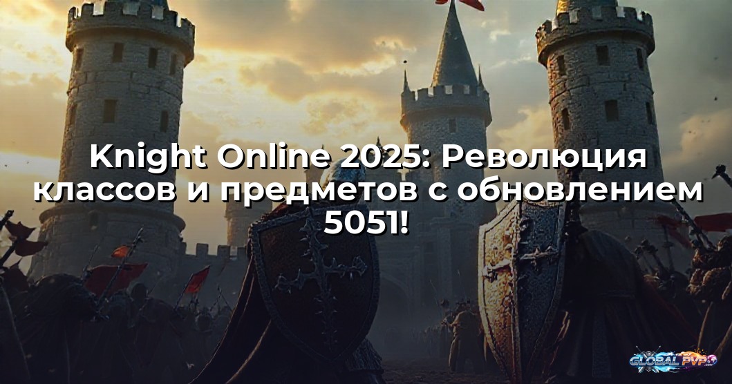 Knight Online 2025: Революция классов и предметов с обновлением 5051!