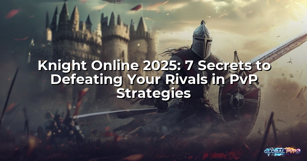 Knight Online 2025: 7 Secrets to Defeating Your Rivals in PvP Strategies