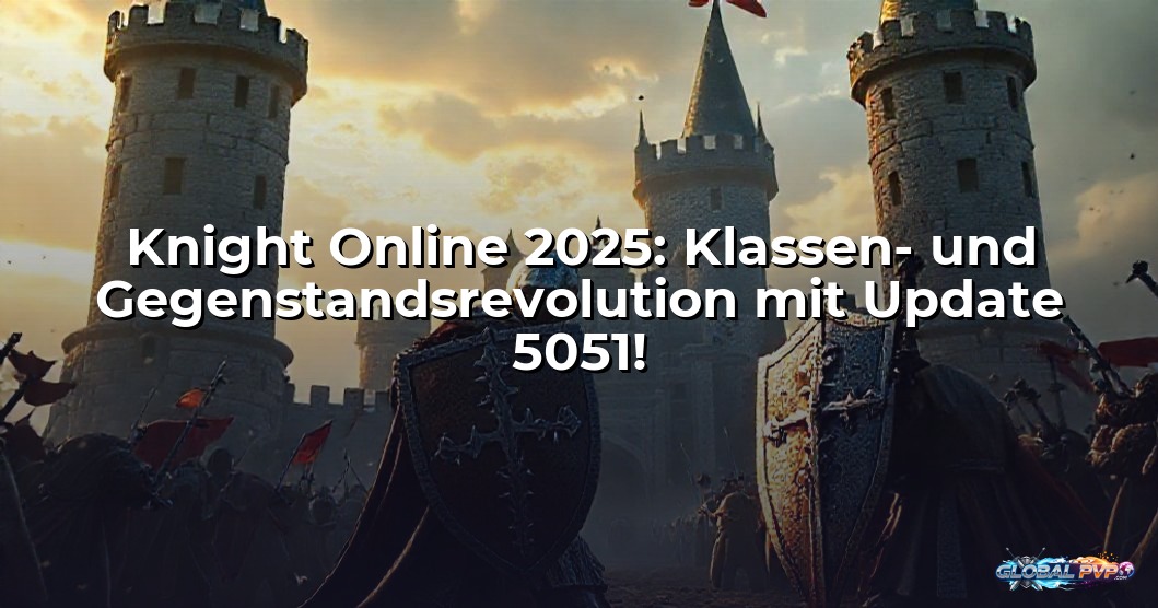 Knight Online 2025: Klassen- und Gegenstandsrevolution mit Update 5051!