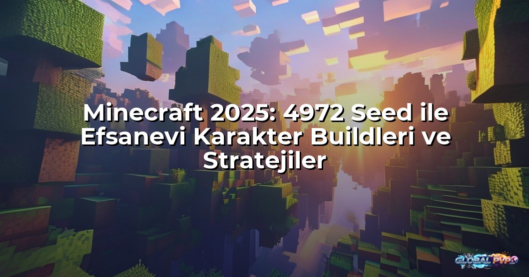 Minecraft 2025: 4972 Seed ile Efsanevi Karakter Buildleri ve Stratejiler