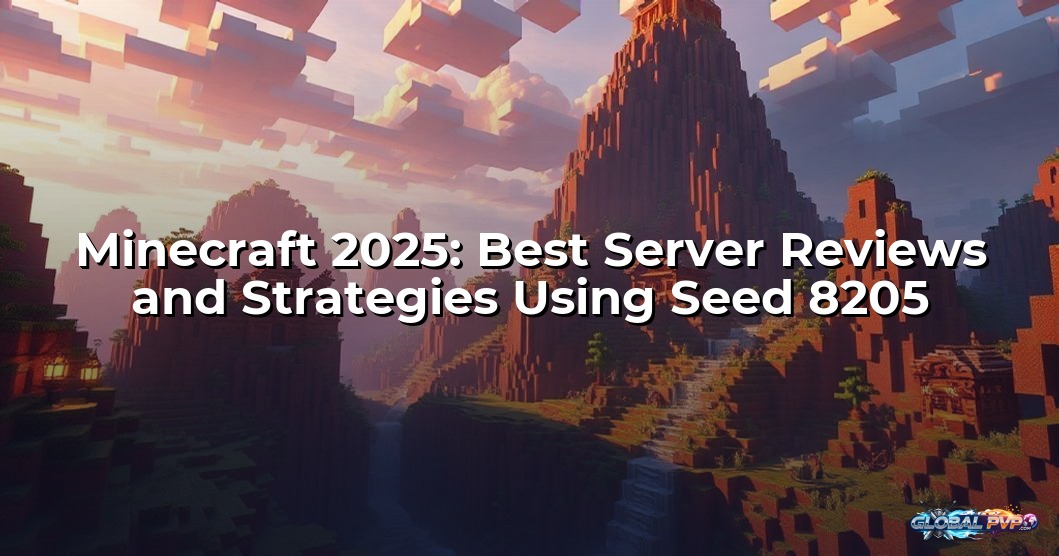Minecraft 2025: Best Server Reviews and Strategies Using Seed 8205