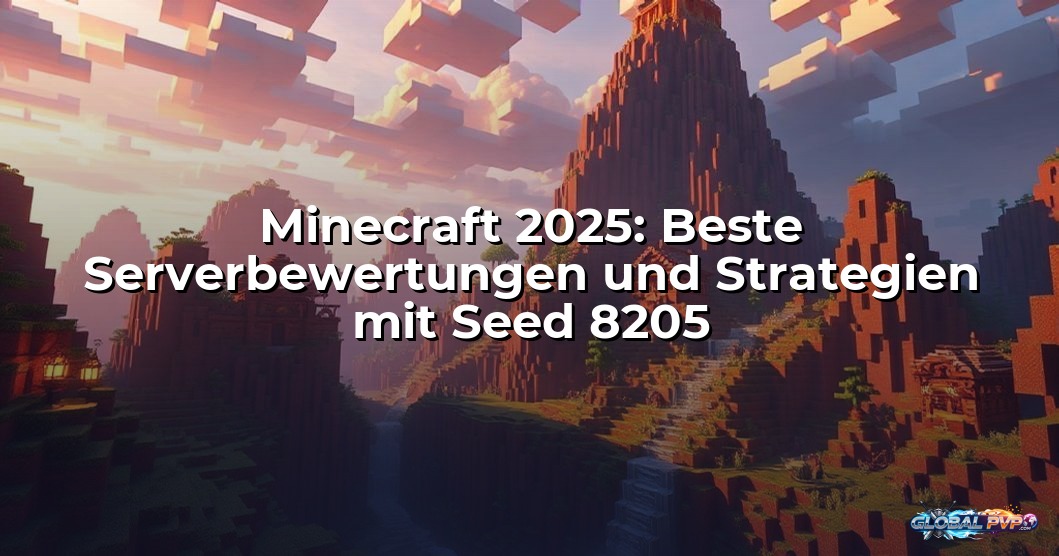 Minecraft 2025: Beste Serverbewertungen und Strategien mit Seed 8205