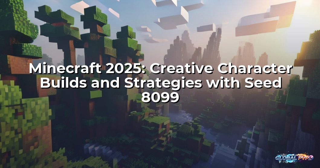 Minecraft 2025: Creative Character Builds and Strategies with Seed 8099