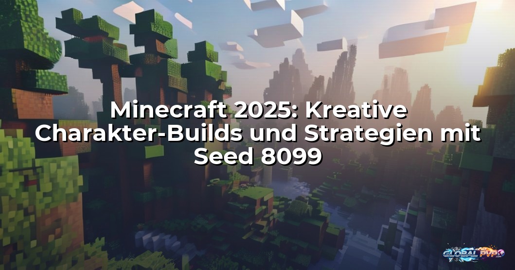Minecraft 2025: Kreative Charakter-Builds und Strategien mit Seed 8099