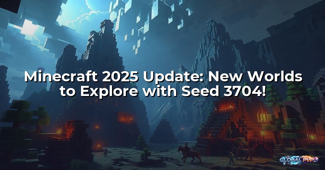 Discover Minecraft 2025 Update: New Seed 3704 Worlds | Global PVP